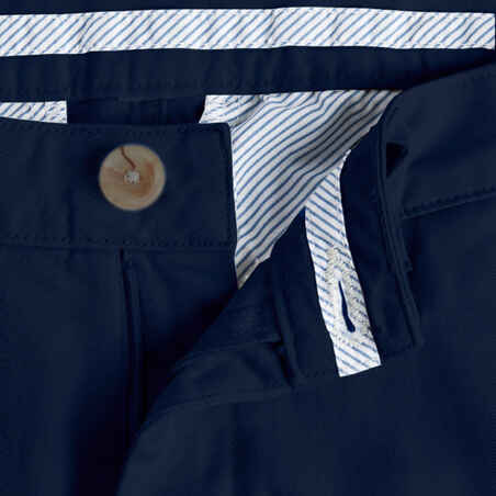 Men's golf trousers - MW500 navy blue