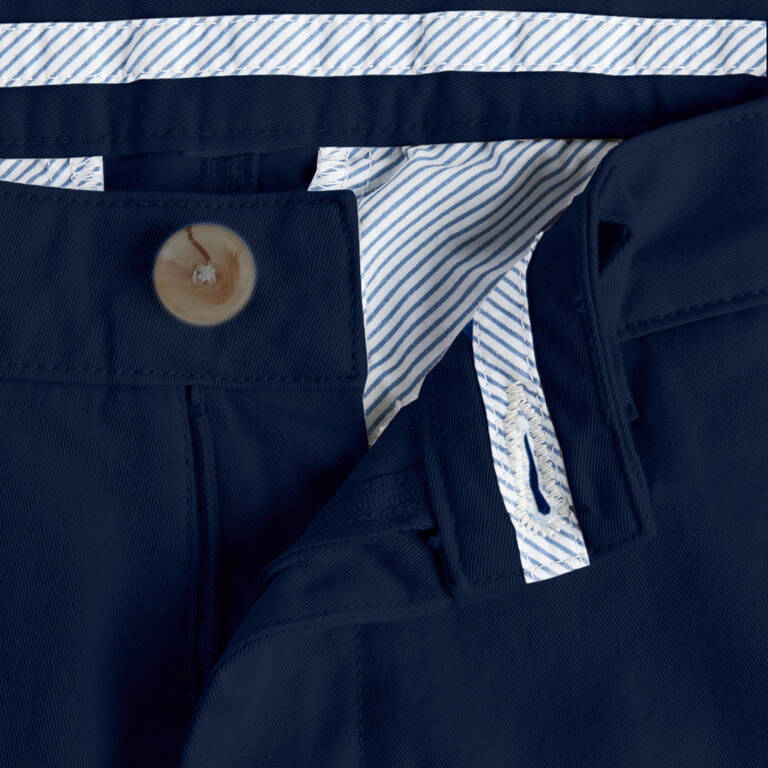 Celana Panjang Golf Pria MW500 Navy blue