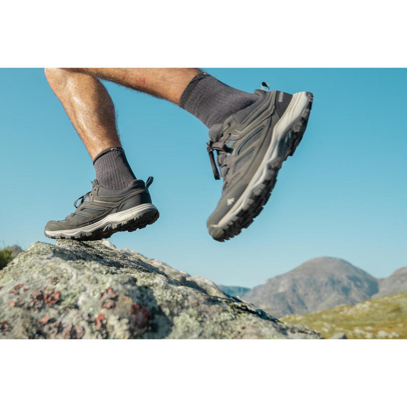 Schoenen voor bergwandelen heren MH100 grijs