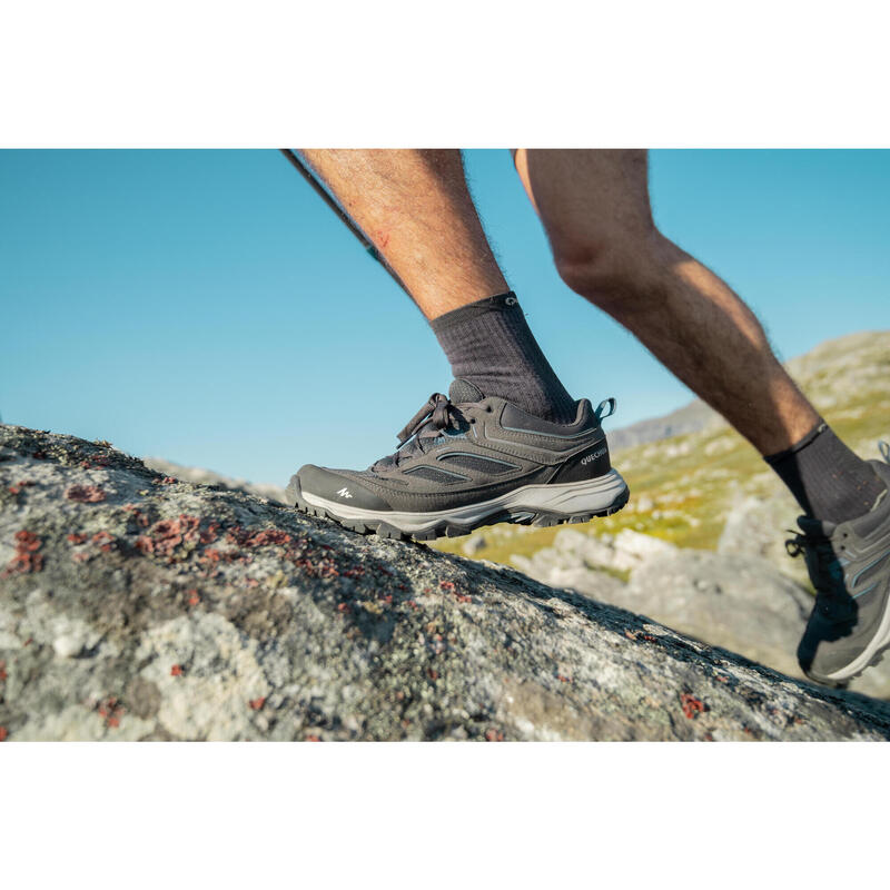 Zapatillas de montaña y trekking Hombre Quechua MH100 gris