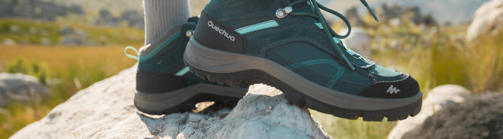 The perfect hiking shoes for mountain hike