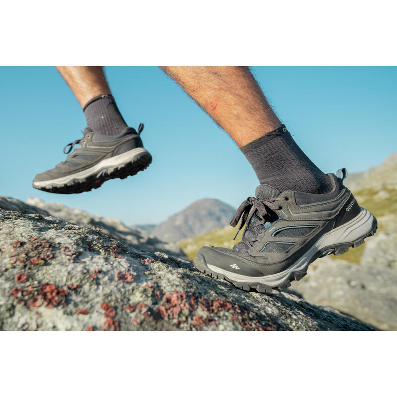 Chaussures de randonnée montagne - MH100 Gris - Homme