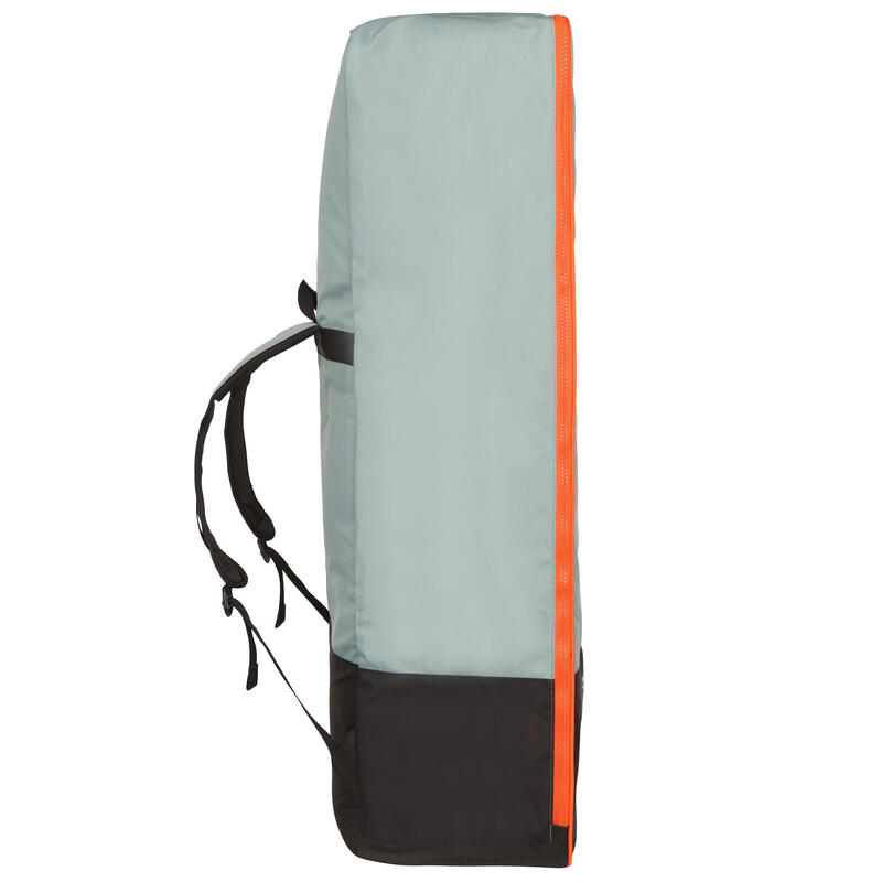 STAND UP PADDLE GONFLABIL PLIMBARE STRUCTURĂ DROPSTITCH ÎNTĂRITĂ X500 TANDEM 15"-35' VERDE