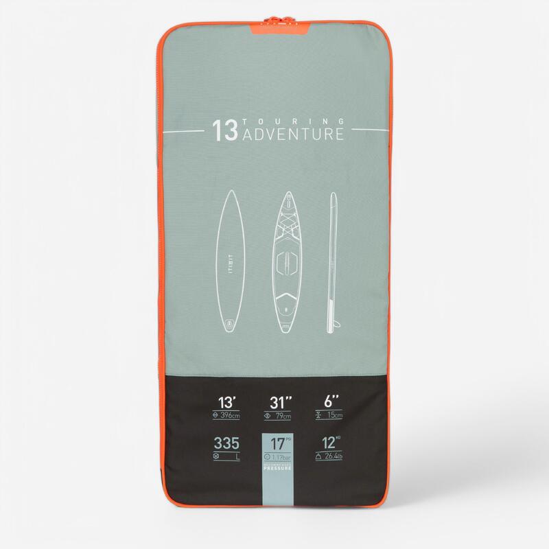 SUP-Board Stand Up Paddle aufblasbar 13´ - X500 Touring Dropstitch grün