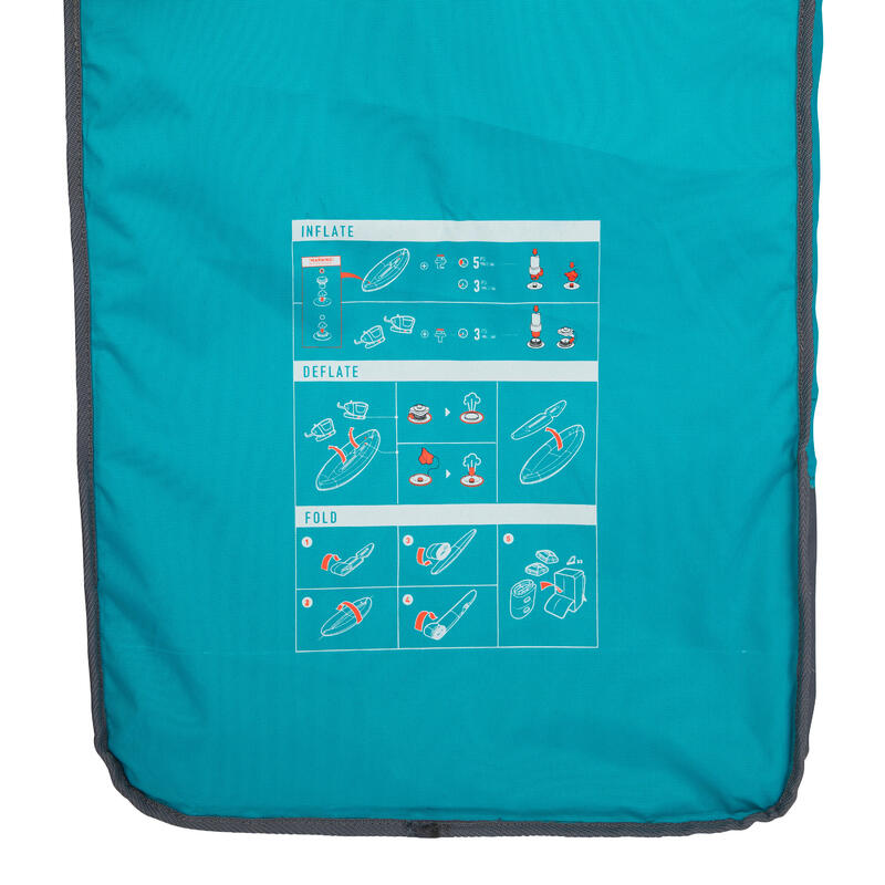 Opblaasbare kajak voor 2/3 personen 100+ blauw