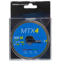 4-strand braid MTX4 MULTICOLOUR 300M Sea fishing