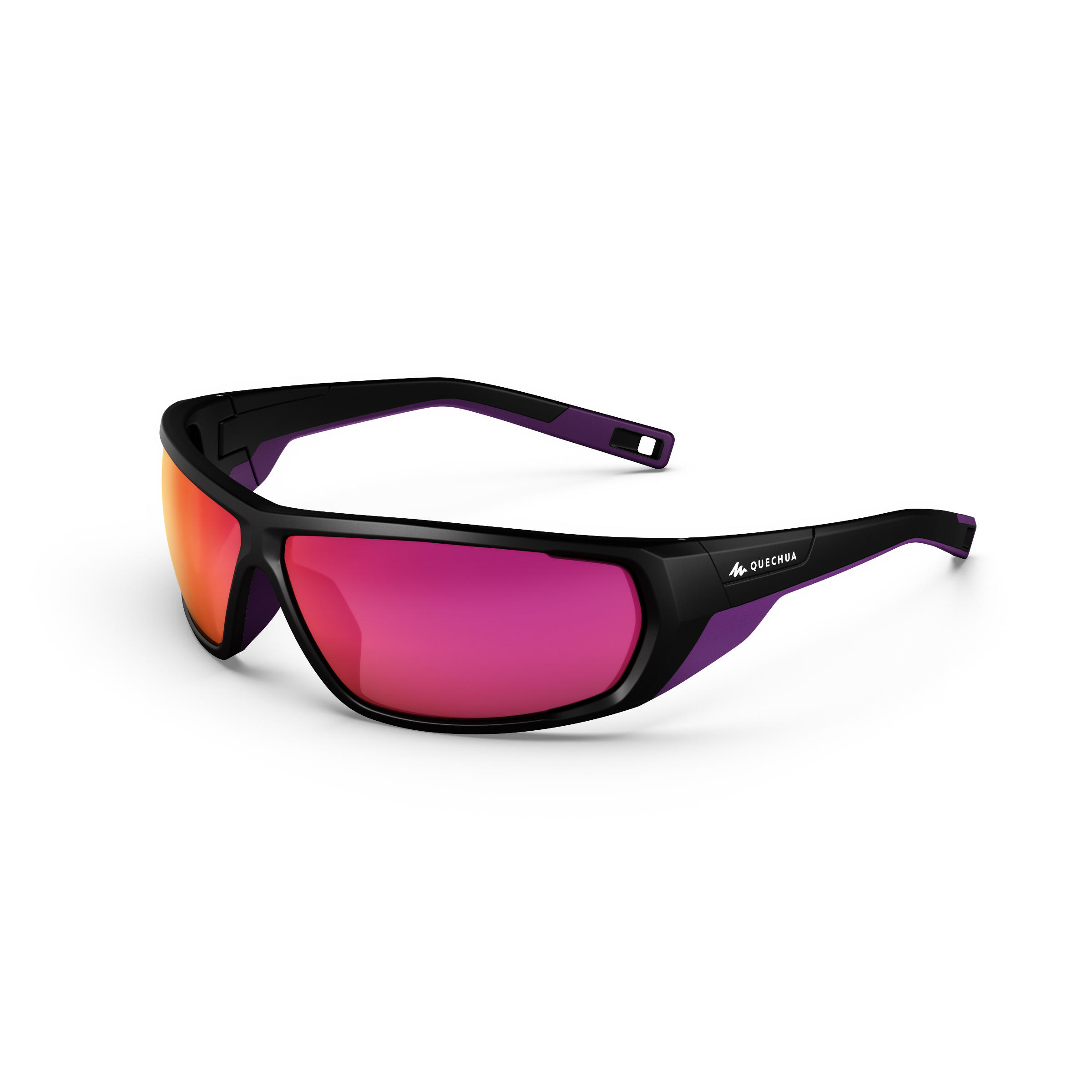 Adult Hiking Sunglasses MH570 Category 4 Black & QUECHUA Decathlon