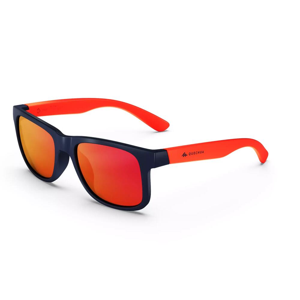 ÓCULOS DE CAMINHADA MH T140 C3 AZUL LARANJA