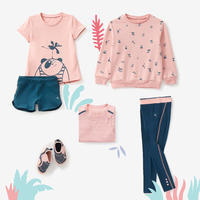 Kids' Baby Gym Sweatshirt Decat'oons - Pink Print