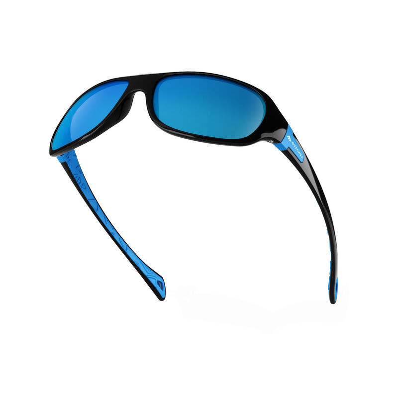 Sonnenbrille MH T500 Wandern polarisierend Kinder 6–10 Jahre Kategorie 4 blau