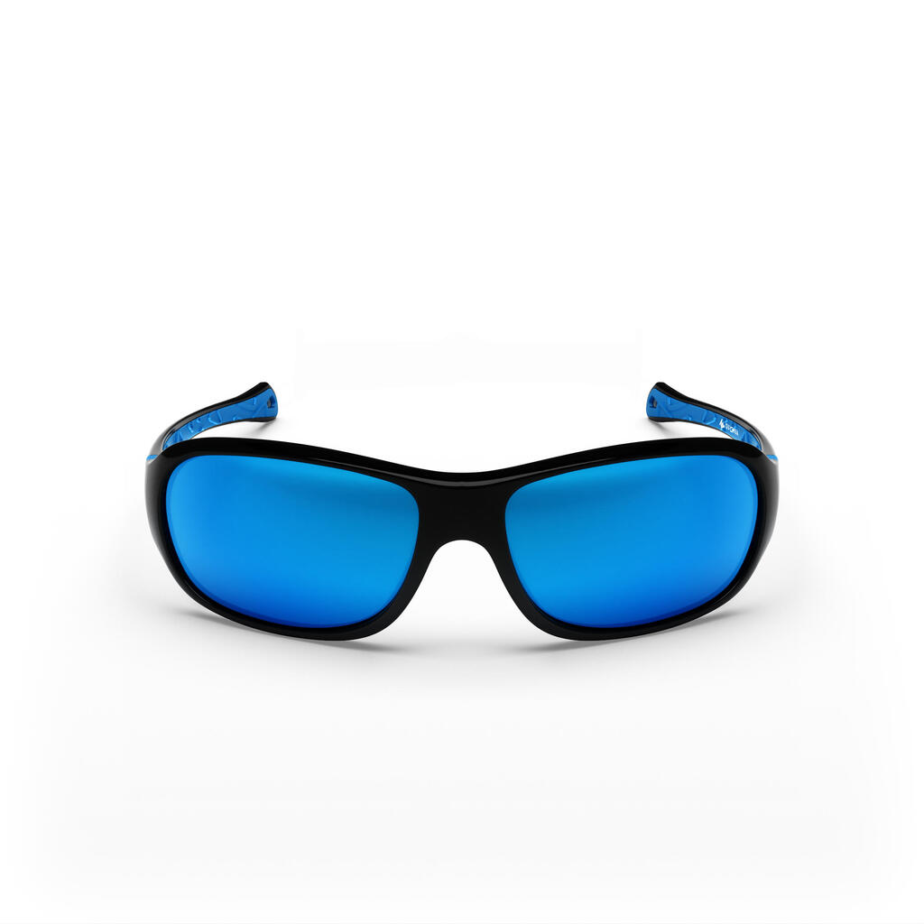 Turistické slnečné okuliare MH T500 pre deti (6-10 rokov) kategória 4 modré
