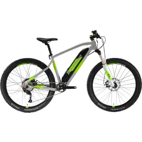 27.5 Inch Electric Mountain Bike E-ST 520 - Grey/Yellow