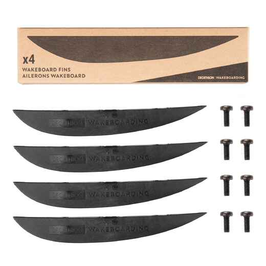 
      PACK OF 4 WAKEBOARD FINS, 7.6 CM CENTRE DISTANCE
  