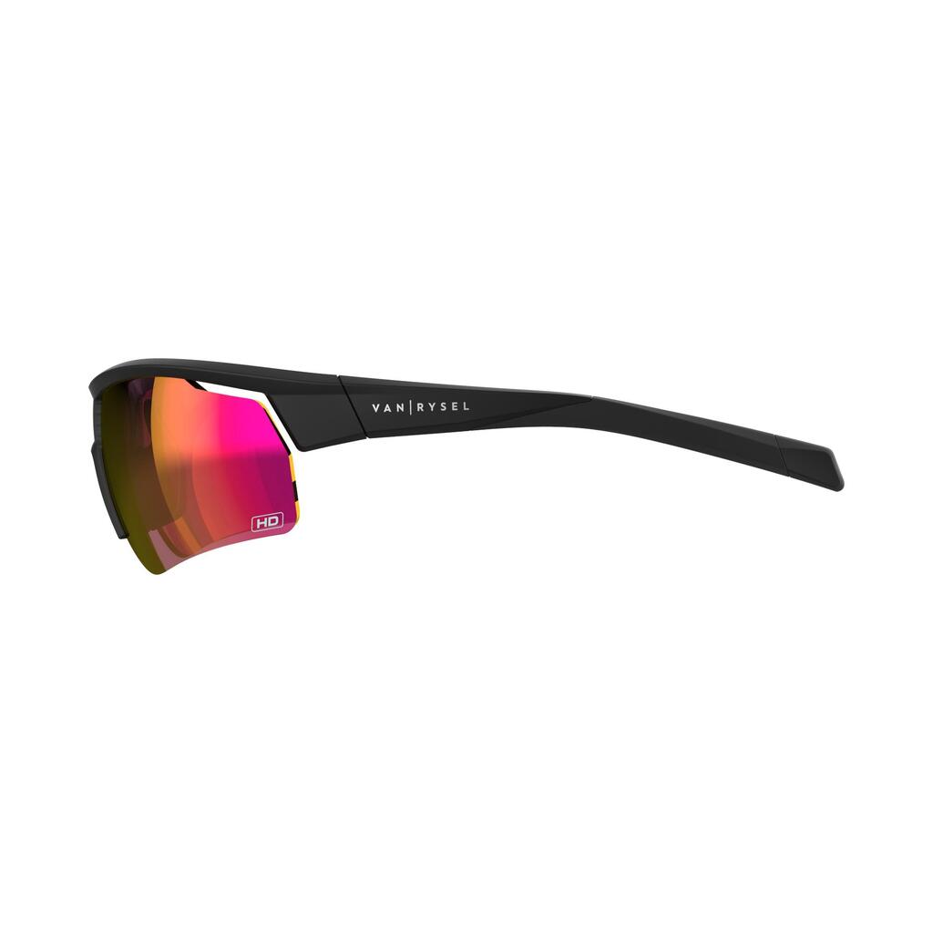 Fahrradbrille Perf 100 High Definition Kategorie 3 Damen/Herren schwarz