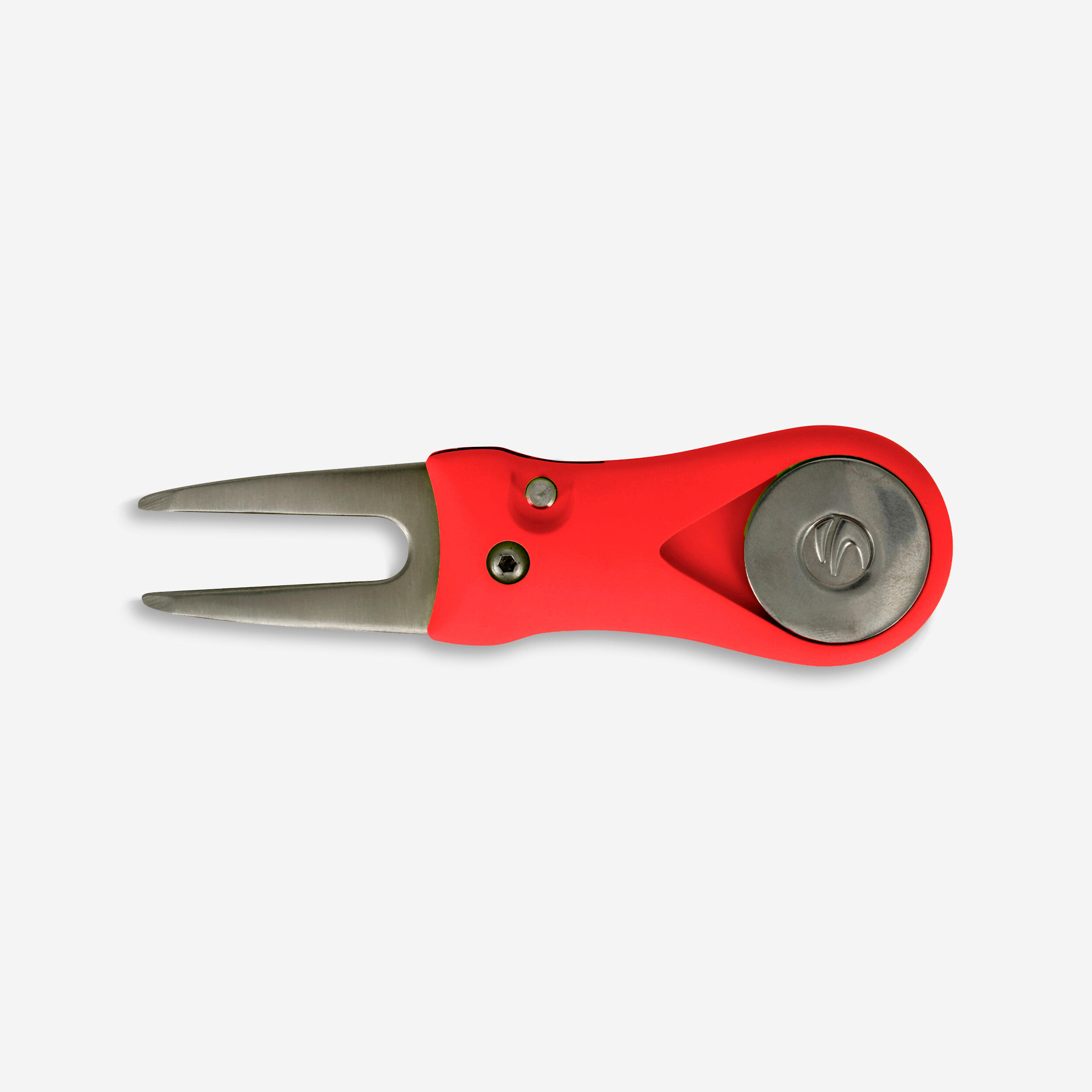 INESIS Golf automatic divot repair tool - INESIS red