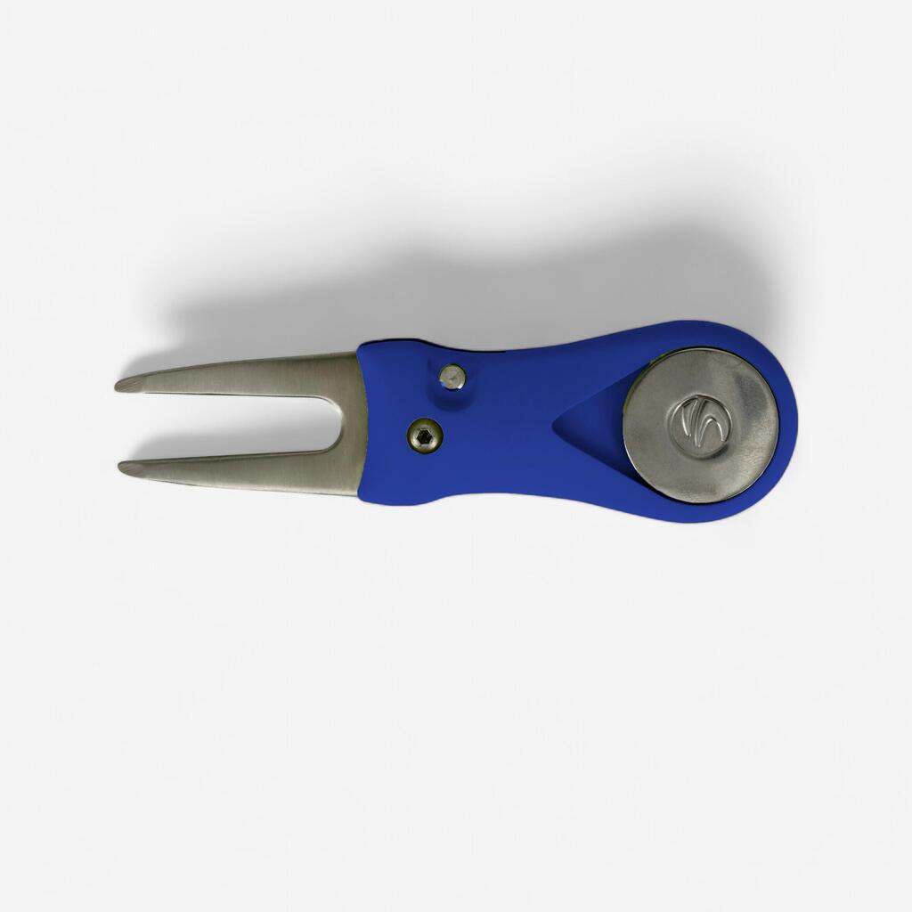 Golf automatic divot repair tool - INESIS blue