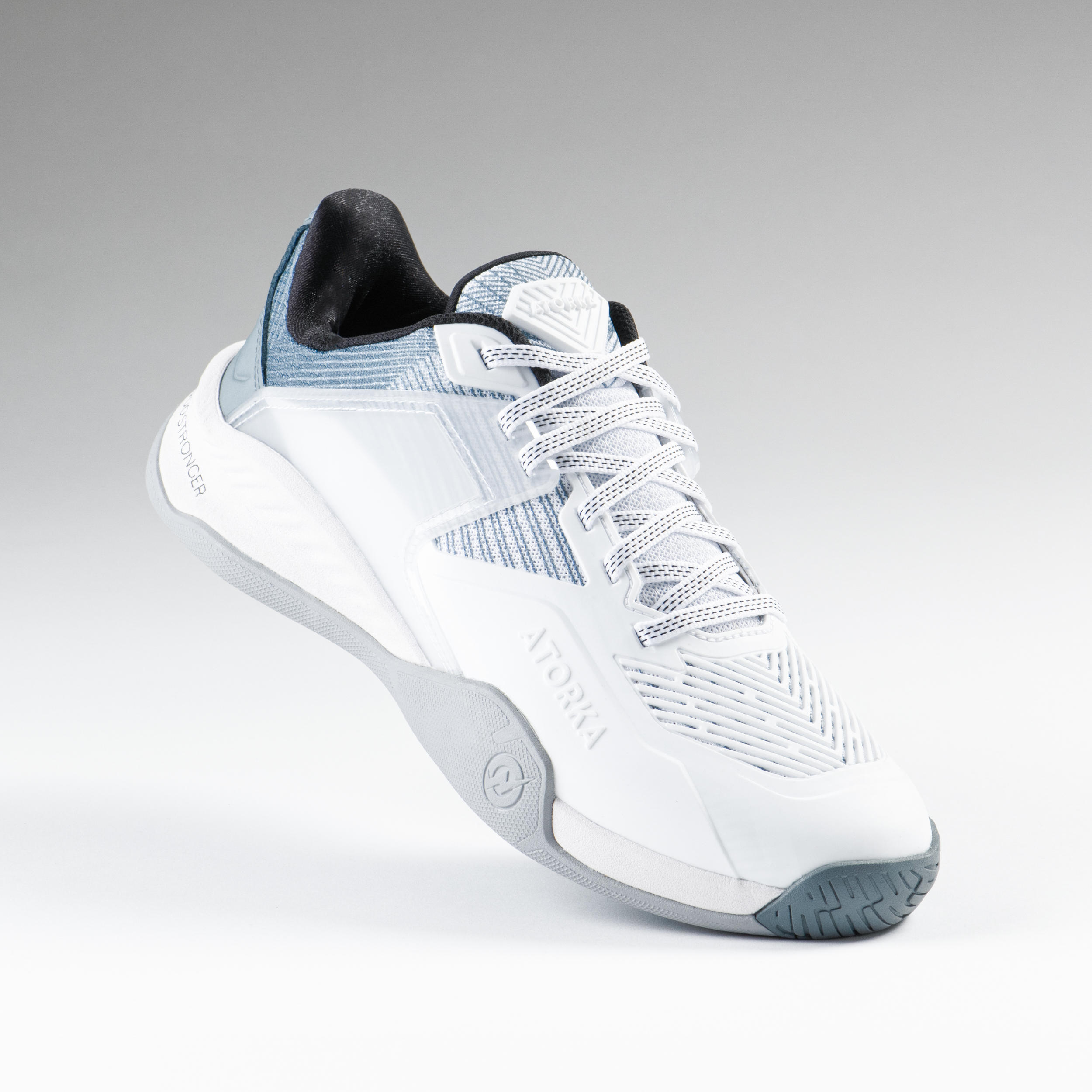 Adult Handball Shoes H900 Stronger - White/Grey 3/6