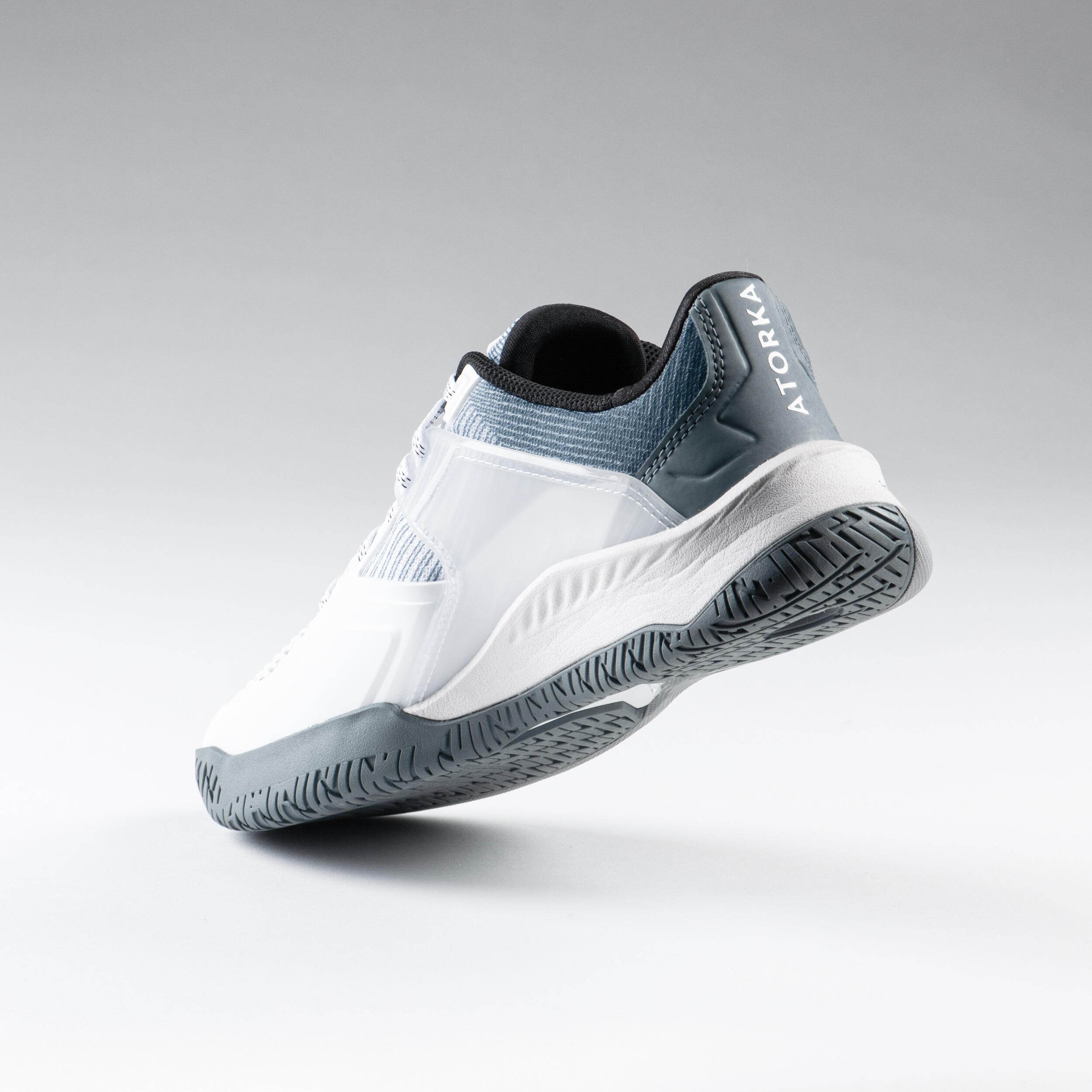 Adult Handball Shoes H900 Stronger - White/Grey 1/6