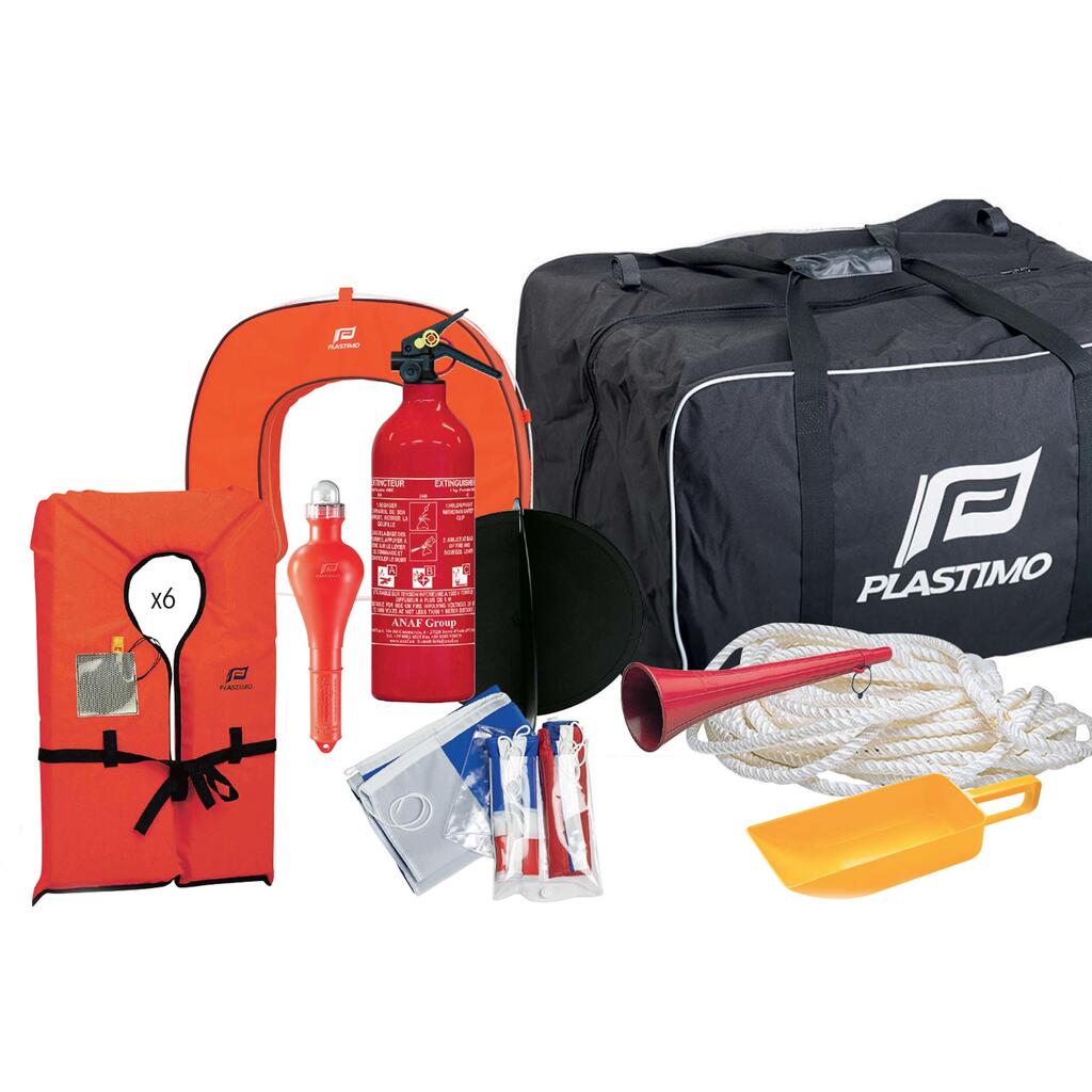 BOATING SAFETY KIT for six persons and under 6 miles