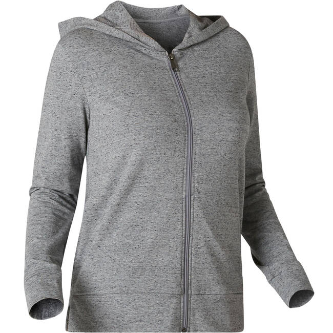 Dimpy Garments Full Sleeve Grey Double Zipper Hoodie Woolen Sweatshirt For  Women-2109 at Rs 270/piece in New Delhi
