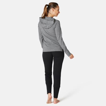 120 fitness hoodie with zipper