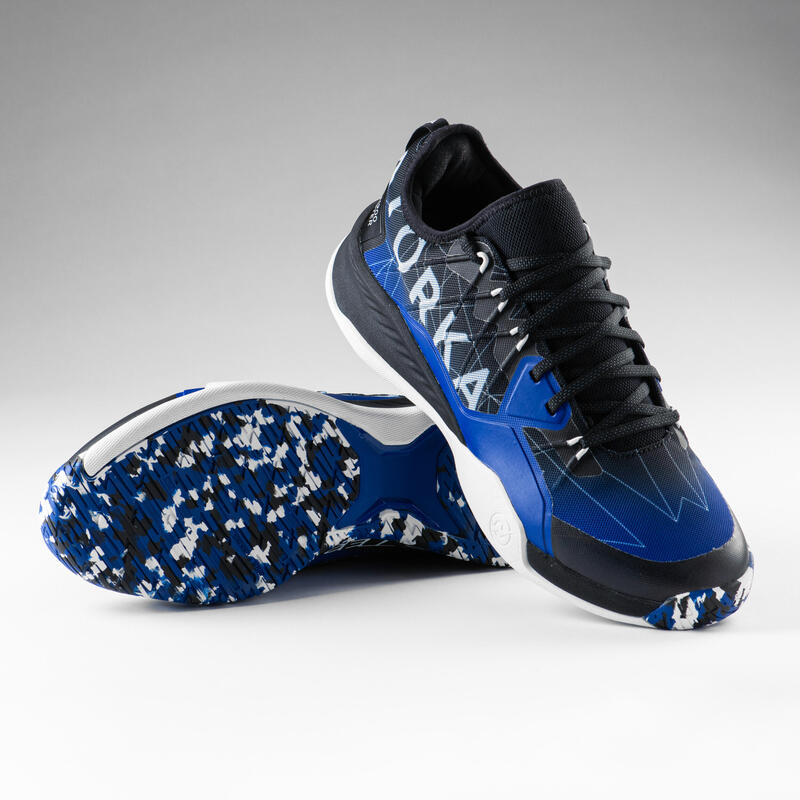 Chaussures de handball homme H900 FASTER bleu/noir