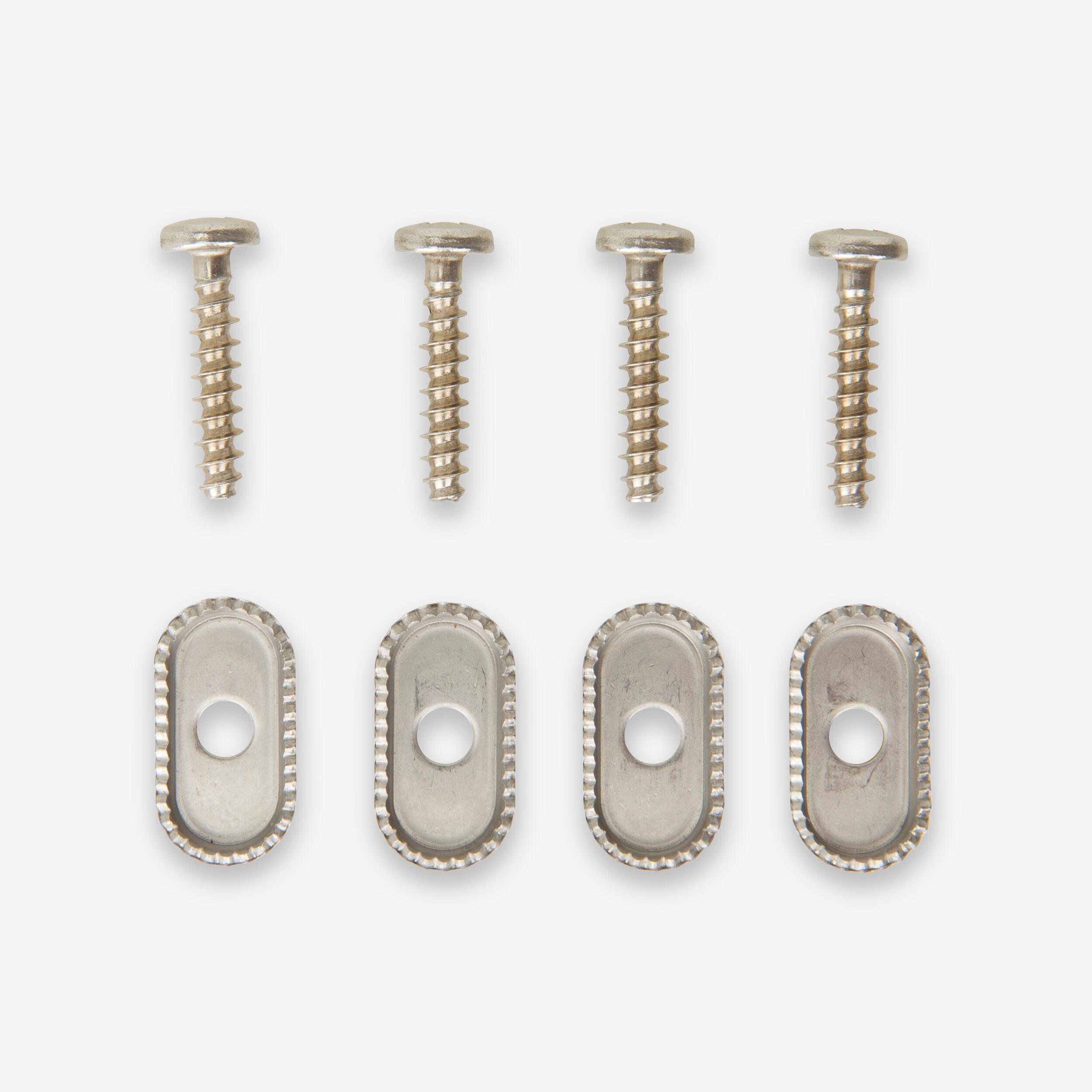 SIDE ON Wing / windsurf strap screws + "anti-twist" washers pack of 4 ST 6X30mm