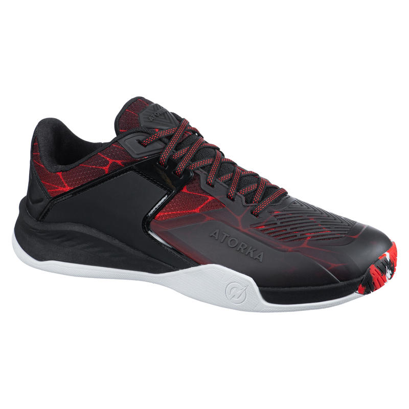 Men's Handball Shoes H900 Stronger Black/Red Decathlon