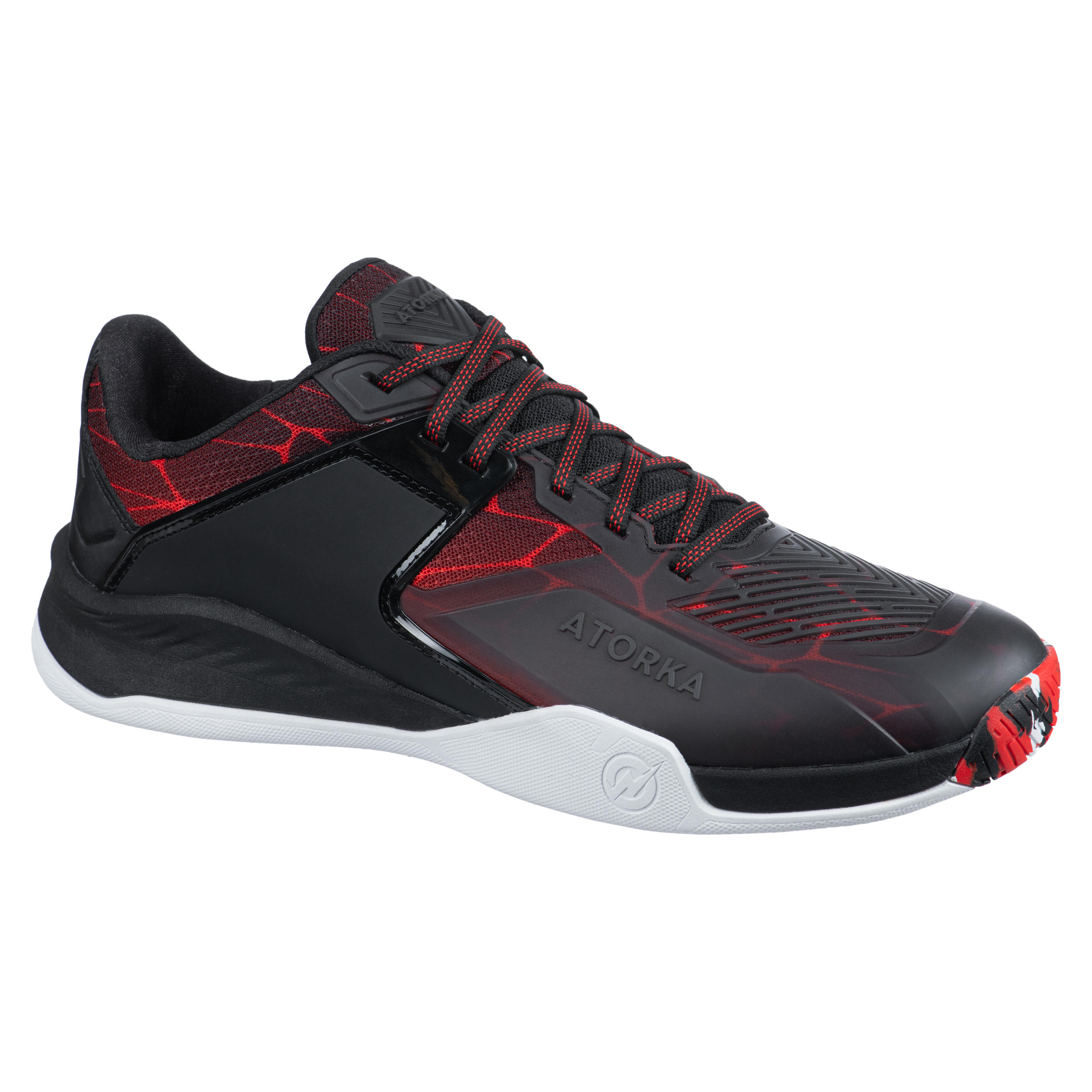 Men's Handball Shoes H900 Stronger - Black/Red 6/7