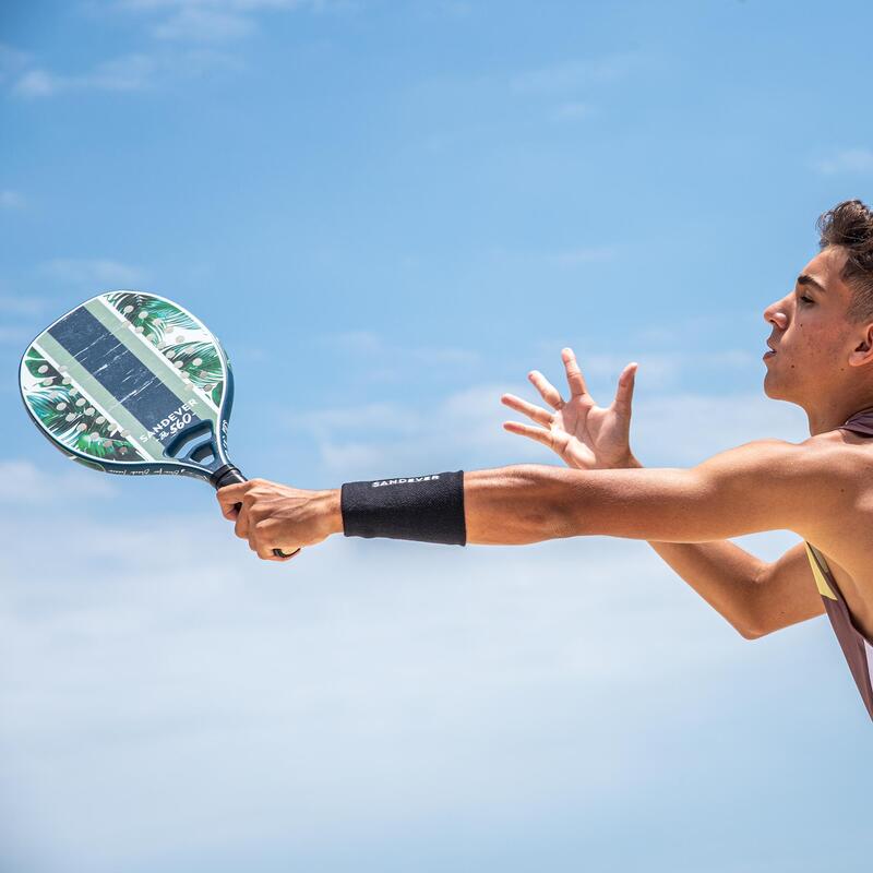 Schweißband Arm Beachtennis BTW 500 schwarz