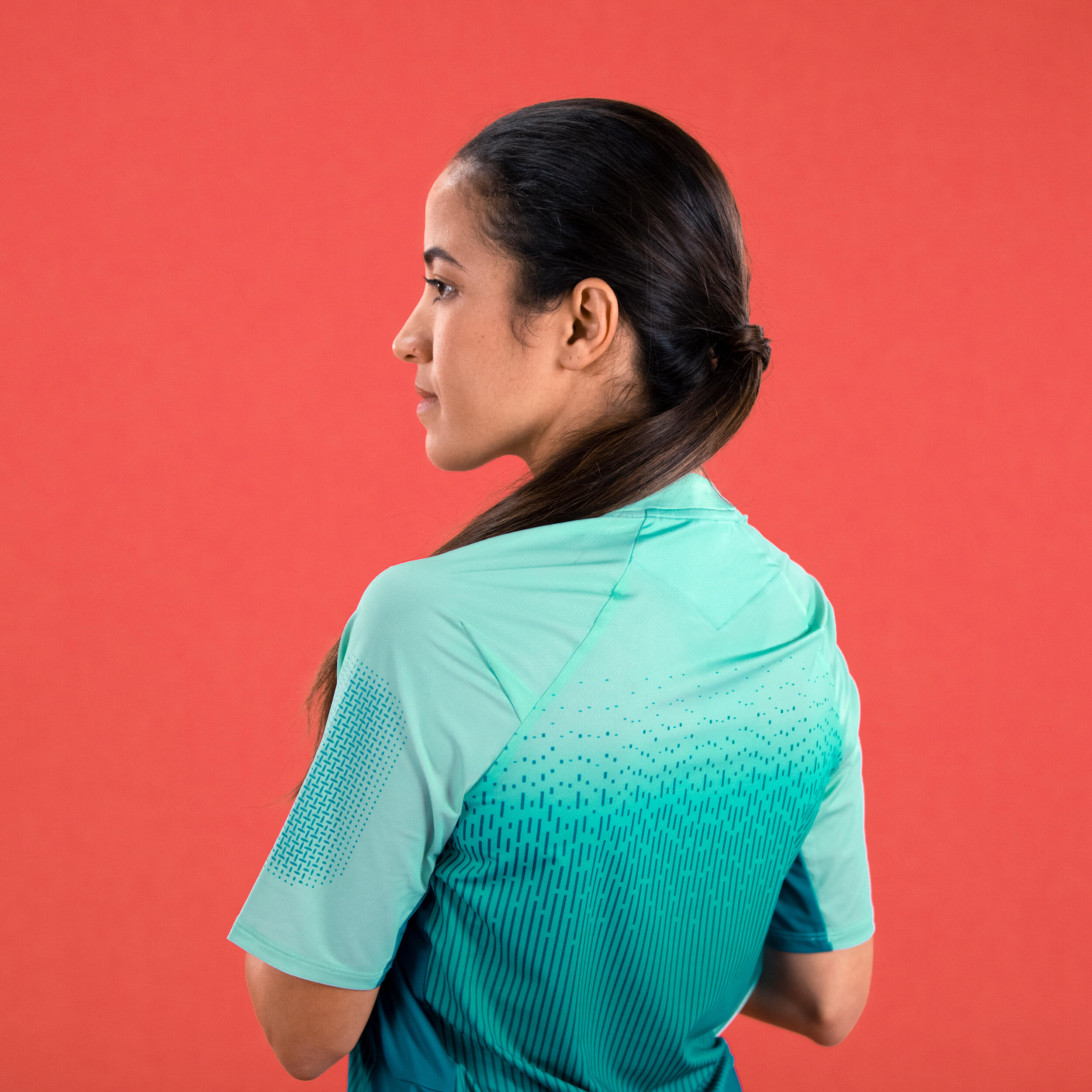 Maillot de vélo de montagne à manches courtes femme 5/15