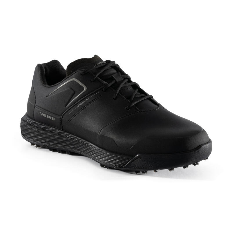 CHAUSSURES GOLF HOMME GRIP WATERPROOF NOIRES
