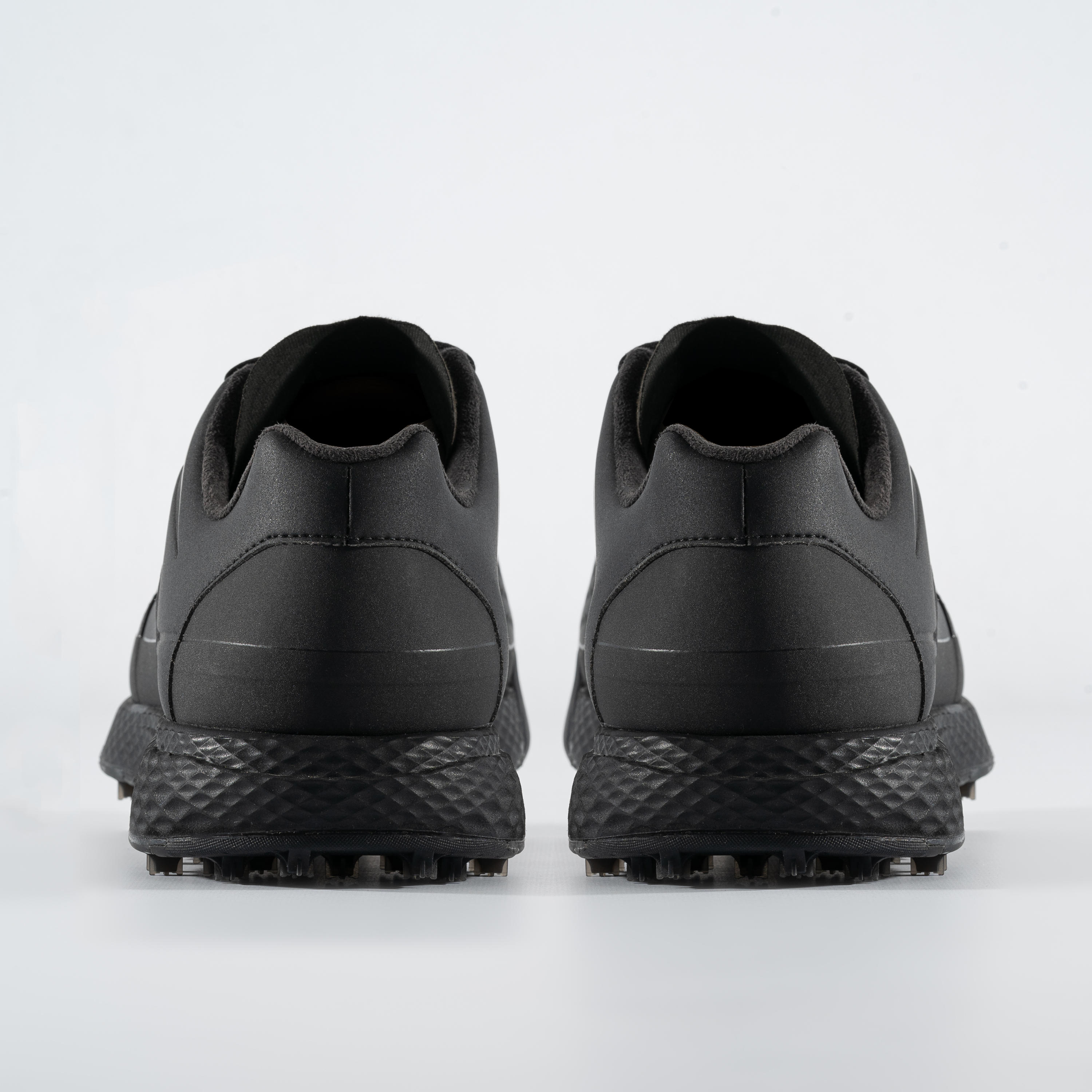 black waterproof golf shoes