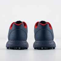 Men's golf shoes waterproof kids - MW500 white and blue