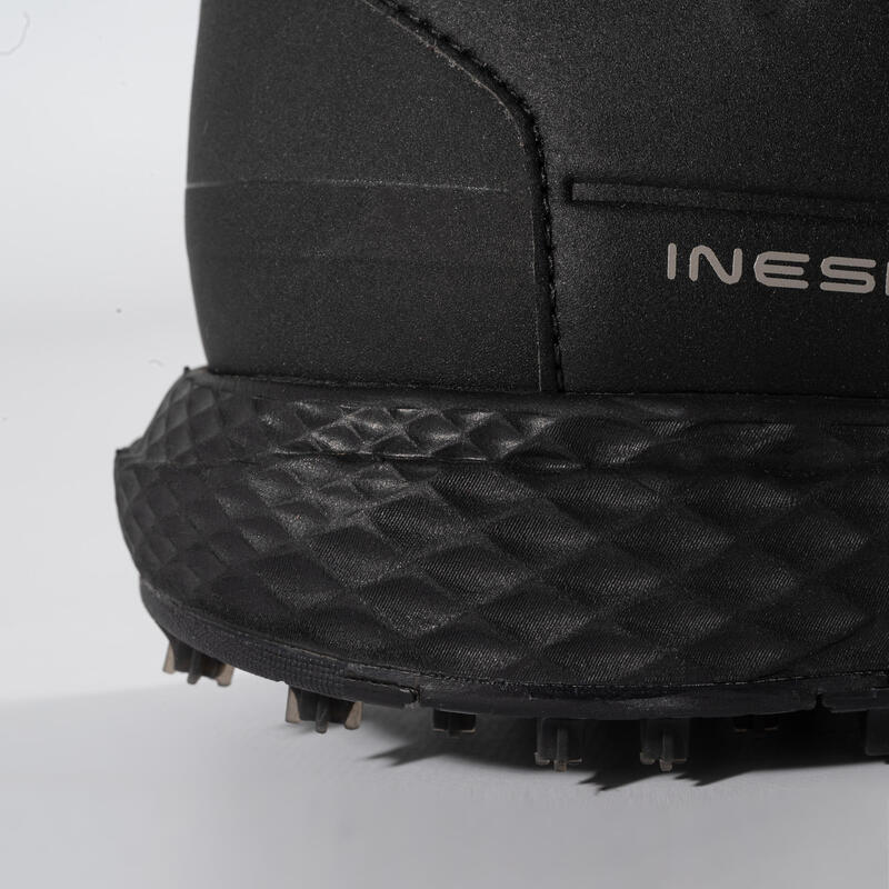 Férfi golfcipő Grip Waterproof, fekete 