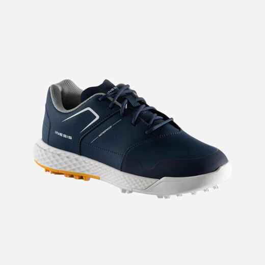 
      Men's golf shoes waterproof kids - MW500 navy blue
  