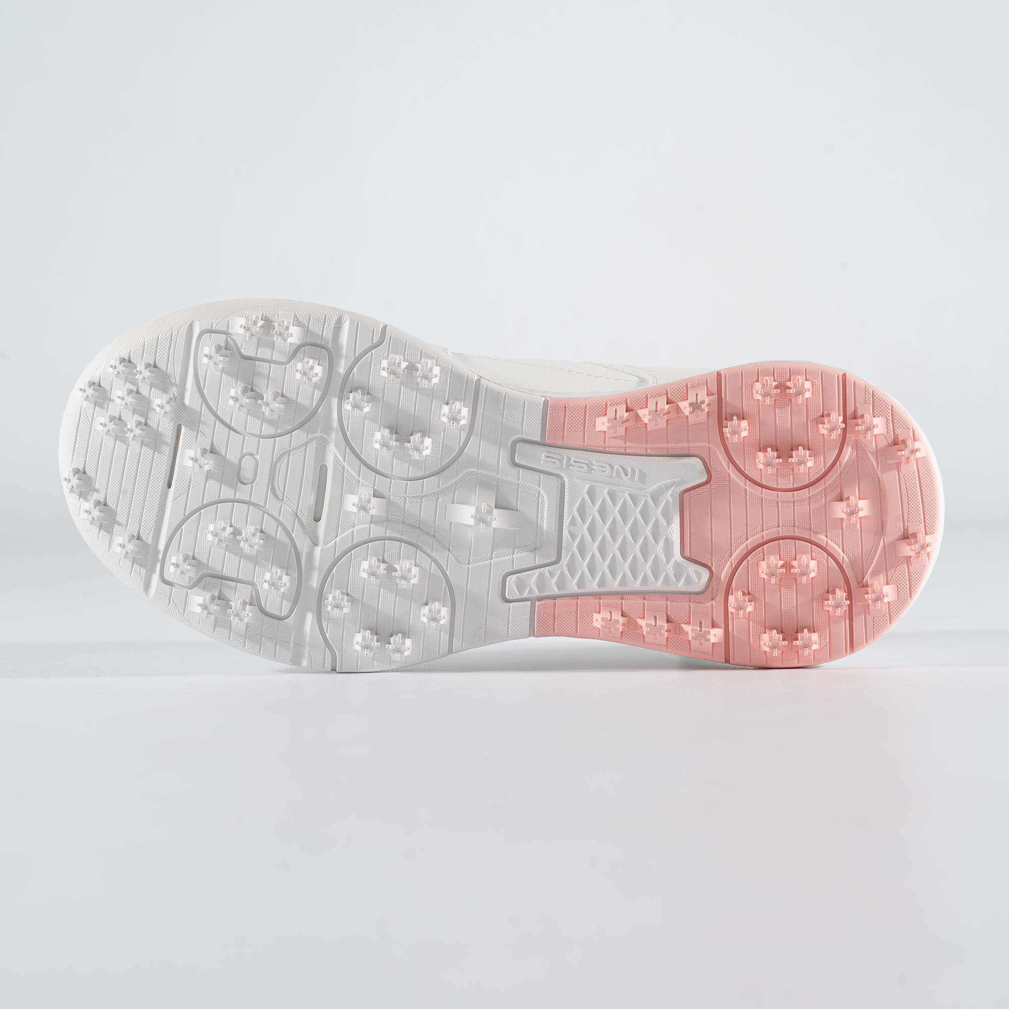 GIRLS' GRIP WATERPROOF GOLF SHOES - WHITE AND PINK