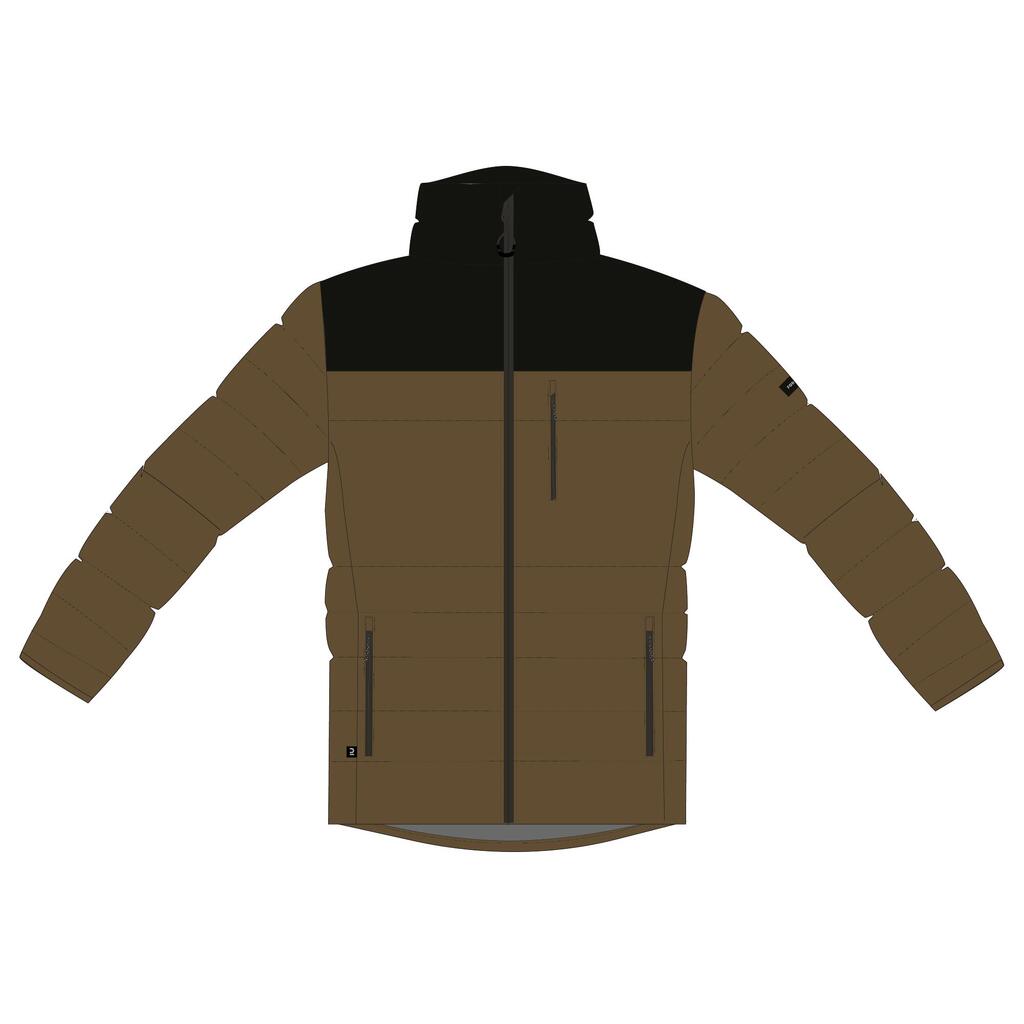 Men’s Hiking Down Jacket -10°C MH500 - Brown