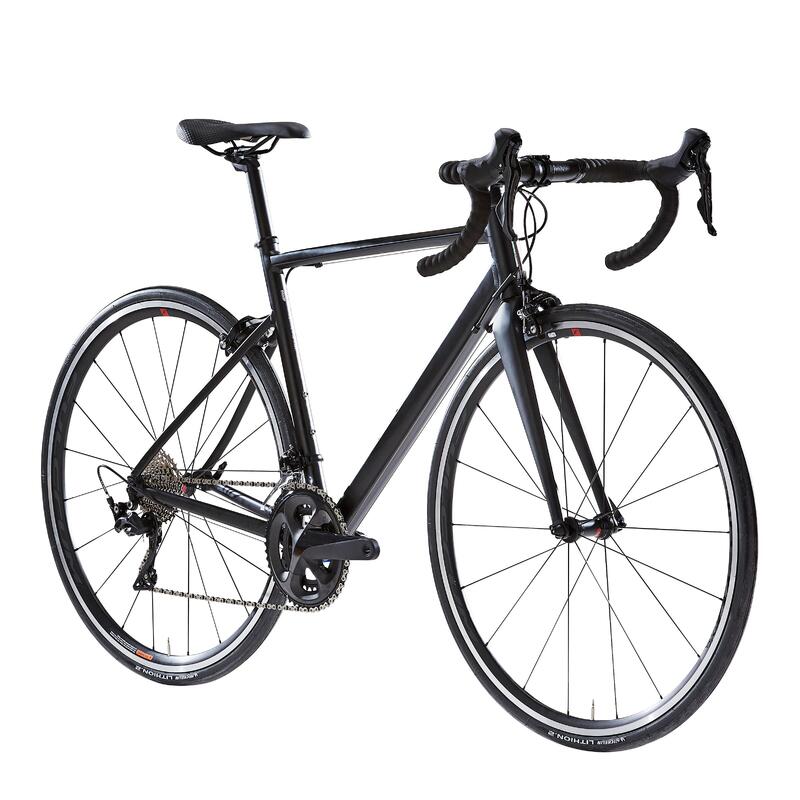 Bici da corsa Van Rysel EDR AF 105 nera