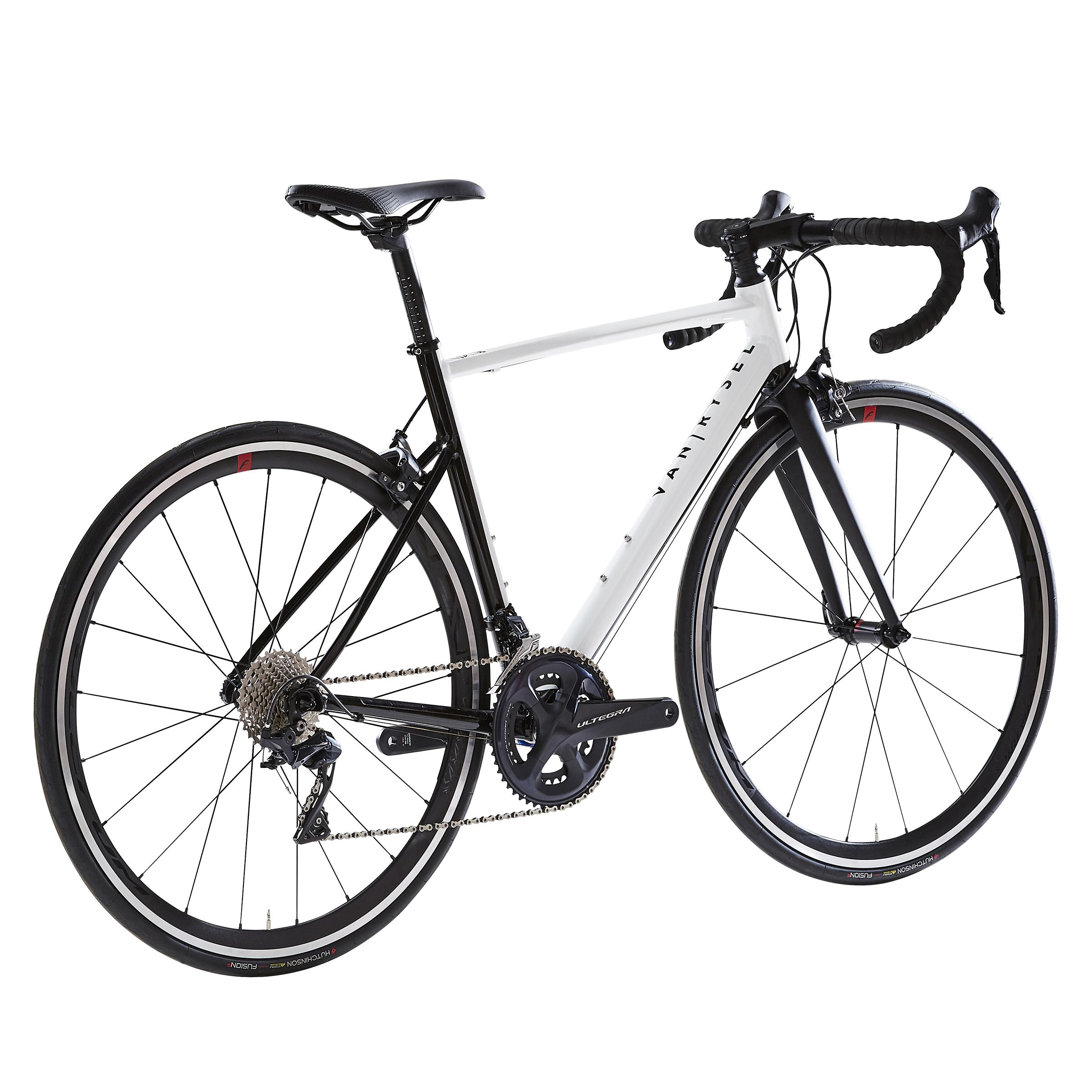 ROAD BIKE VAN RYSEL Aluminium EDR ULTEGRA WHITE Decathlon