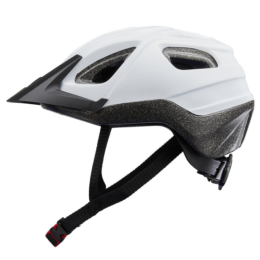 Fahrradhelm MTB 100 weiss