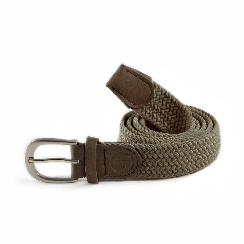 Ceinture de golf extensible kaki adulte taille 2
