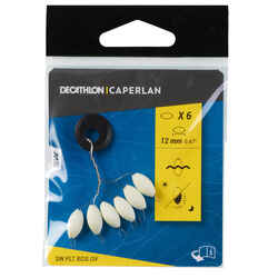 Ovalne fosforescentne plutajuće perle za ribolov s obale (12 mm)