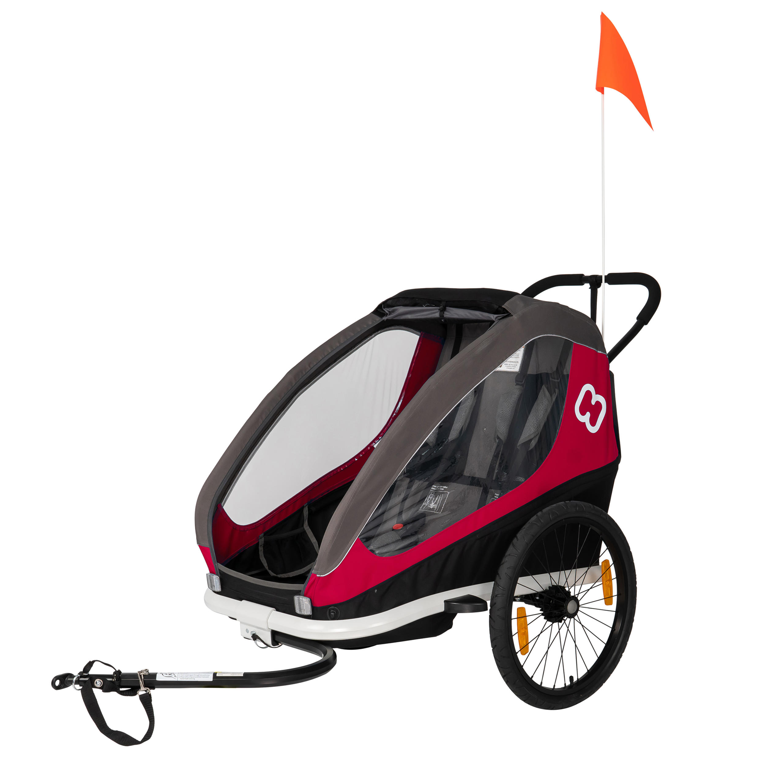 Child bike 2025 trailer decathlon