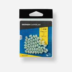 Fishing Surfcasting Hard Bead 5 mm - Phosphorescent