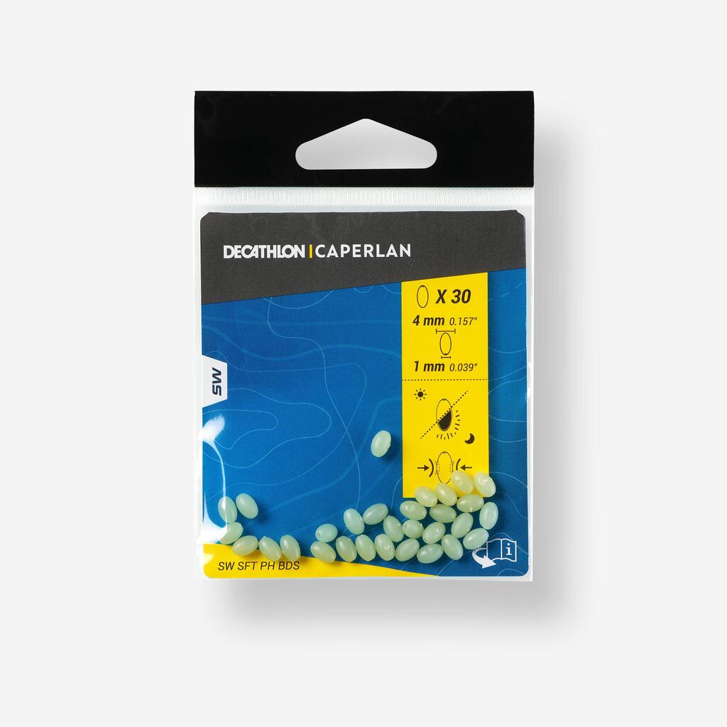 Fosforescentne meke perle za ribolov 4 mm