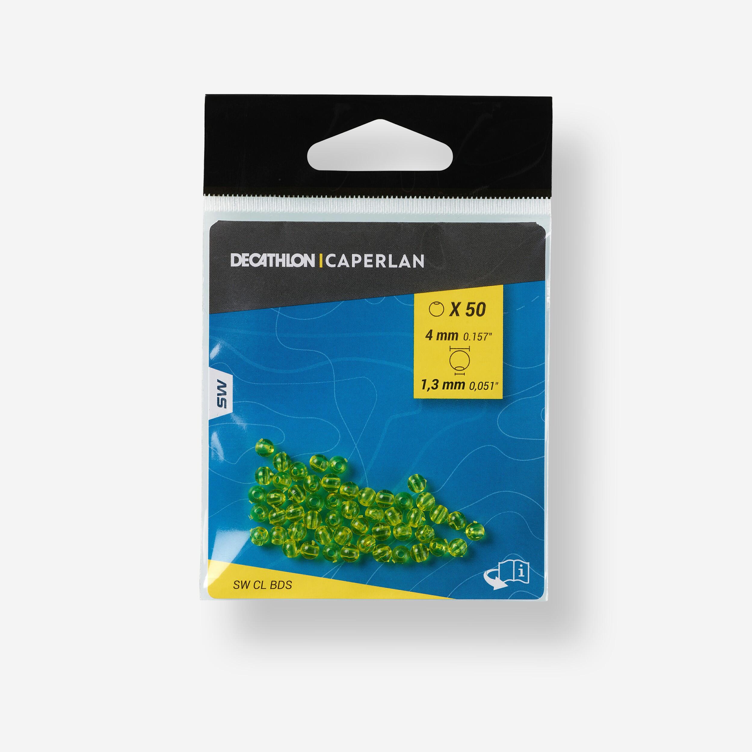 Decathlon | Perle pesca surfcasting gialle 4 mm |  Caperlan