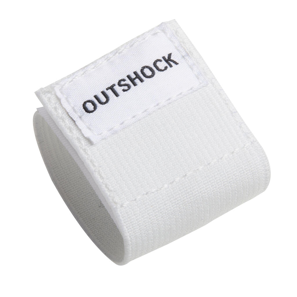 Martial arts belt knot strap - white