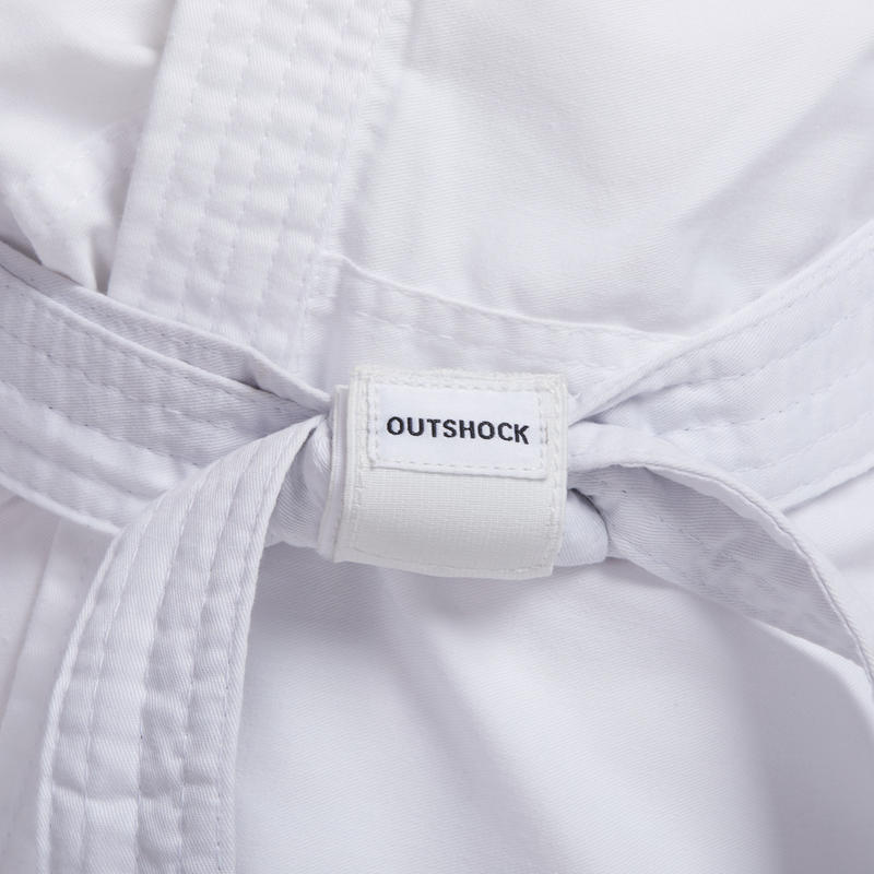 Martial Arts Belt Knot Strap White Decathlon