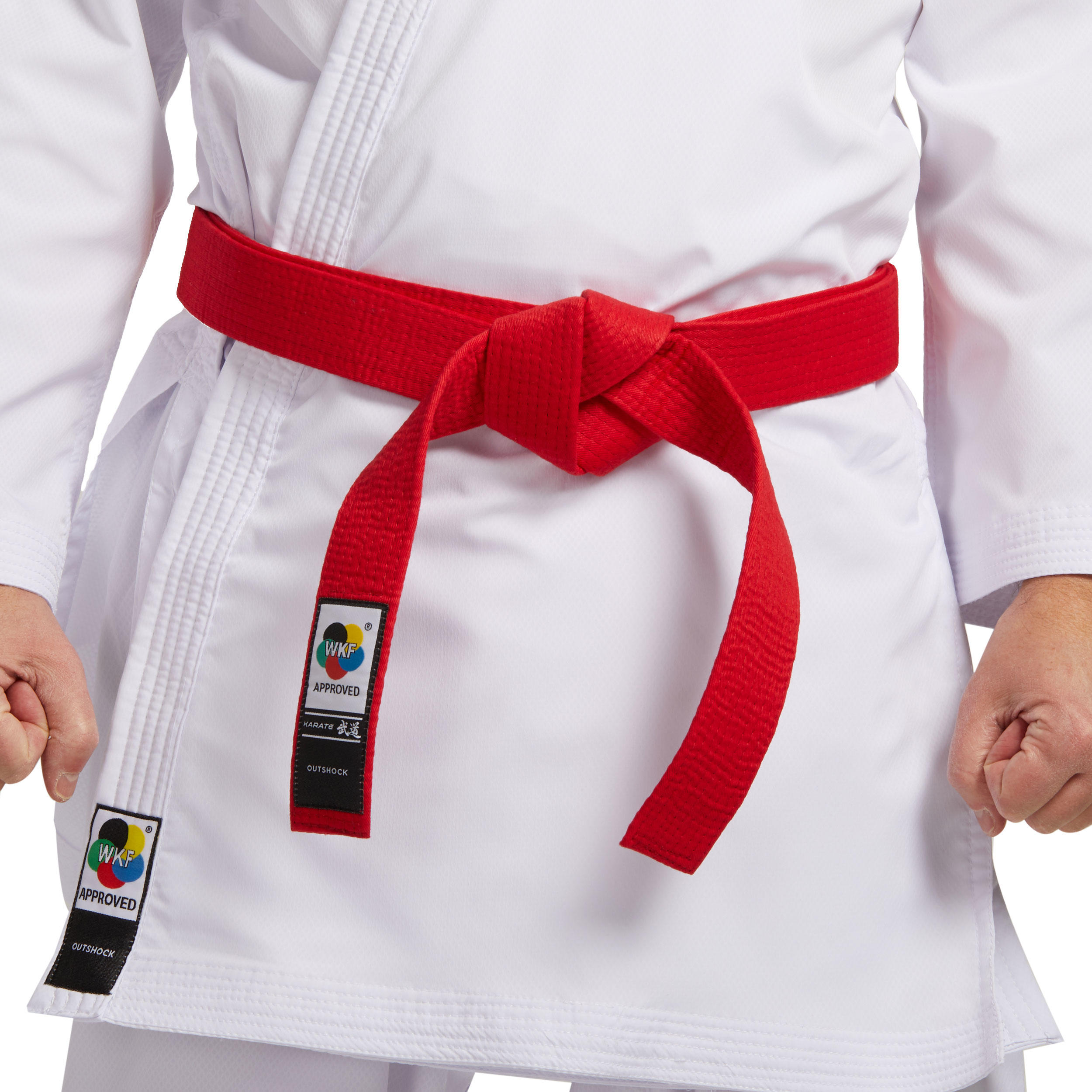 WKF Karate Belt 3.1m - Red 2/7